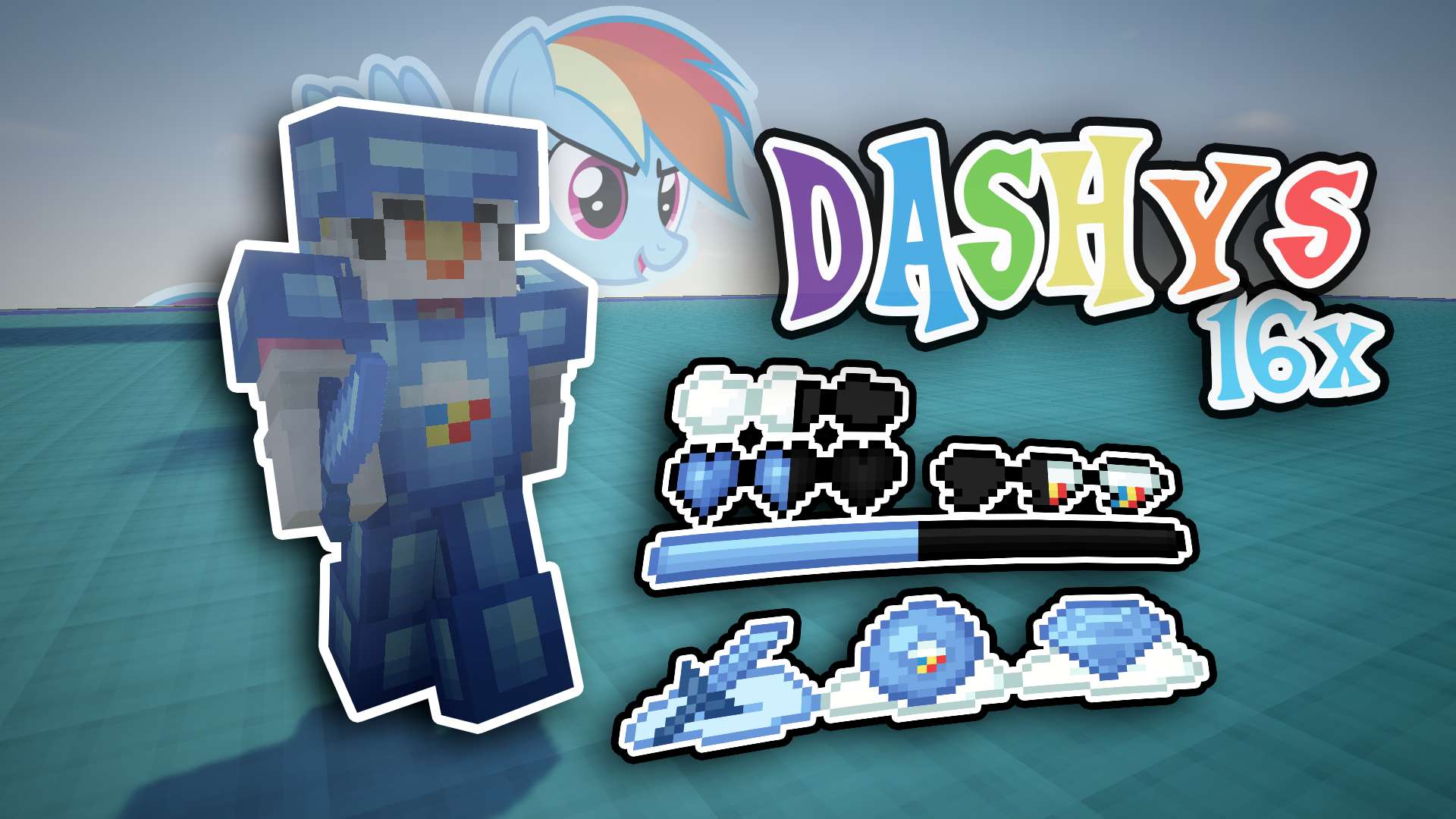 Dashys (Rainbow Dash Pack) 16x by Likorrne on PvPRP